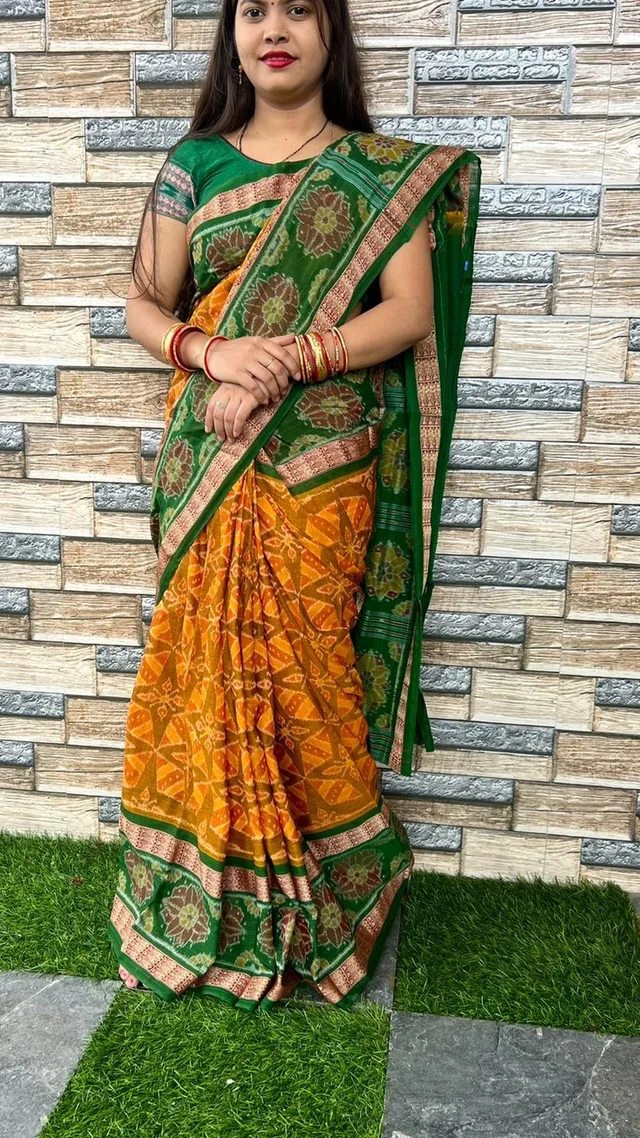 101050 Sambalpuri Handloom Saree New Design
