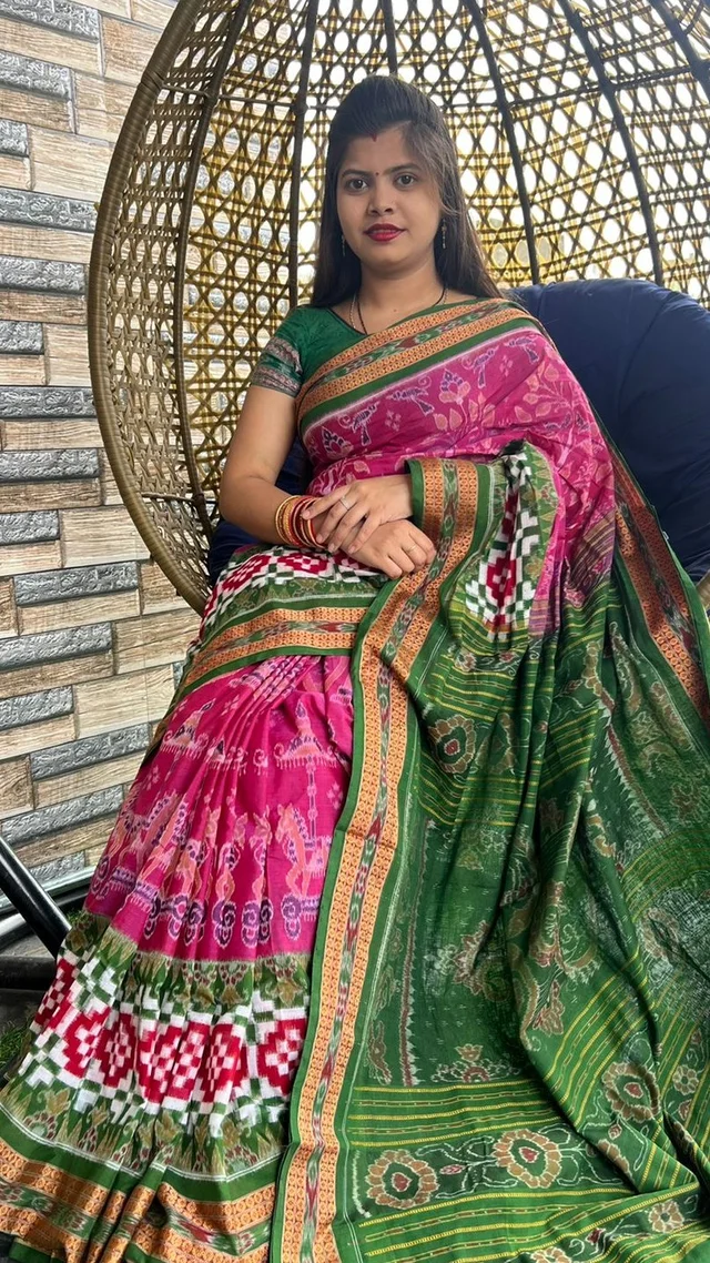 101055 Sambalpuri Handloom Saree New Design