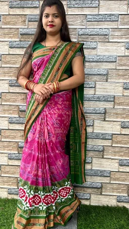 101055 Sambalpuri Handloom Saree New Design