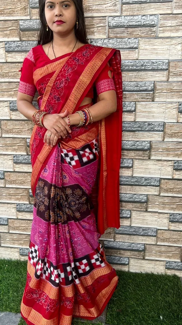 101058 Sambalpuri Handloom Saree New Design