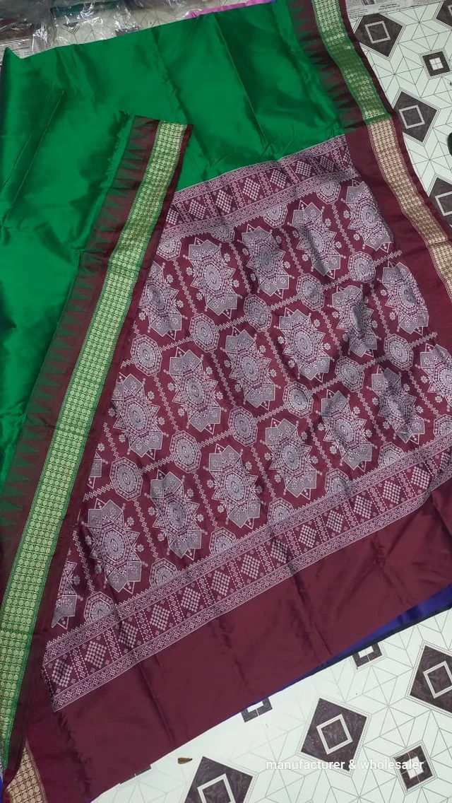 101080 Silk Pata Saree With Blouse