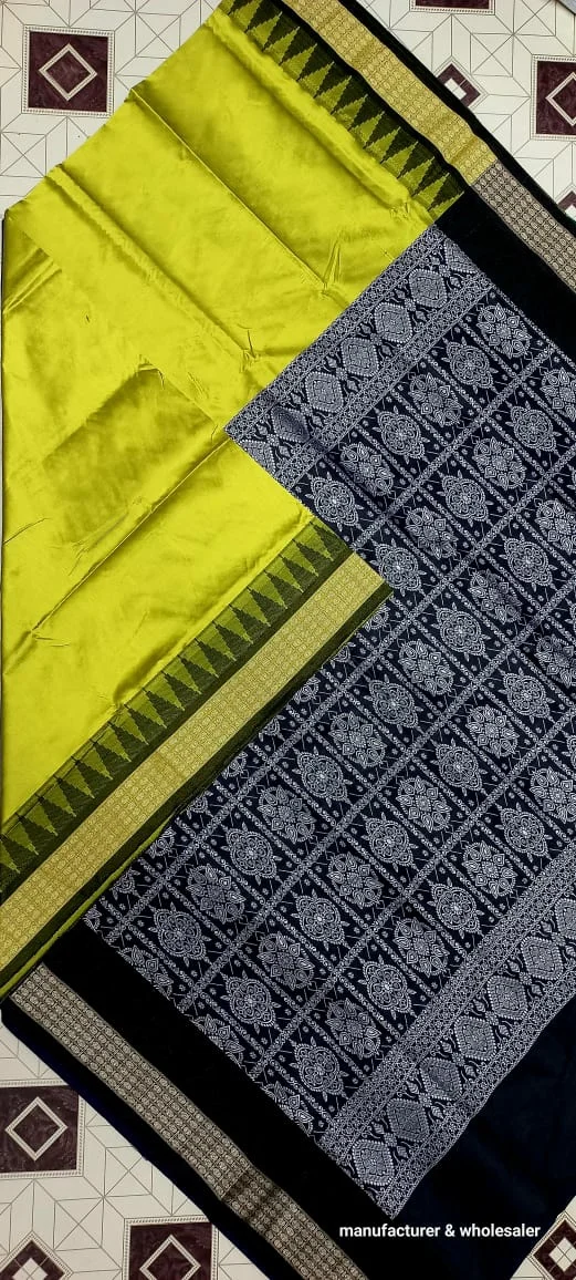 101085 Silk Pata Saree With Blouse
