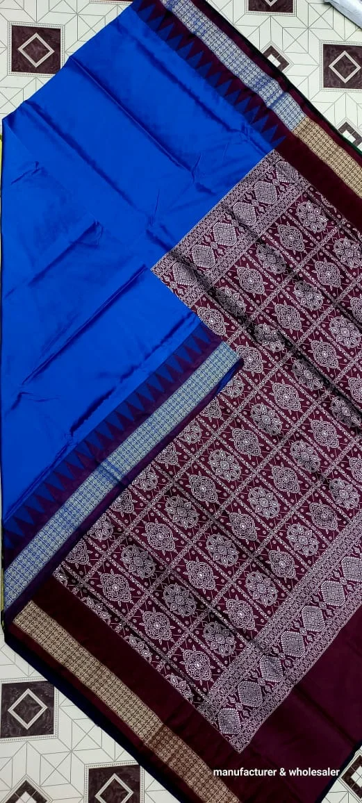 101086 Silk Pata Saree With Blouse
