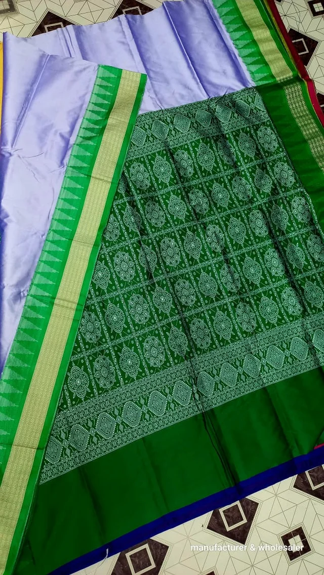 101121 Silk Pata Saree With Blouse