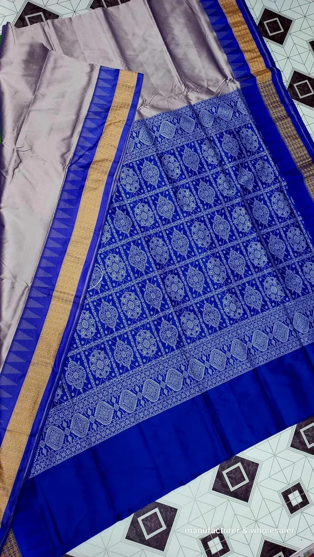 101126 Silk Pata Saree With Blouse