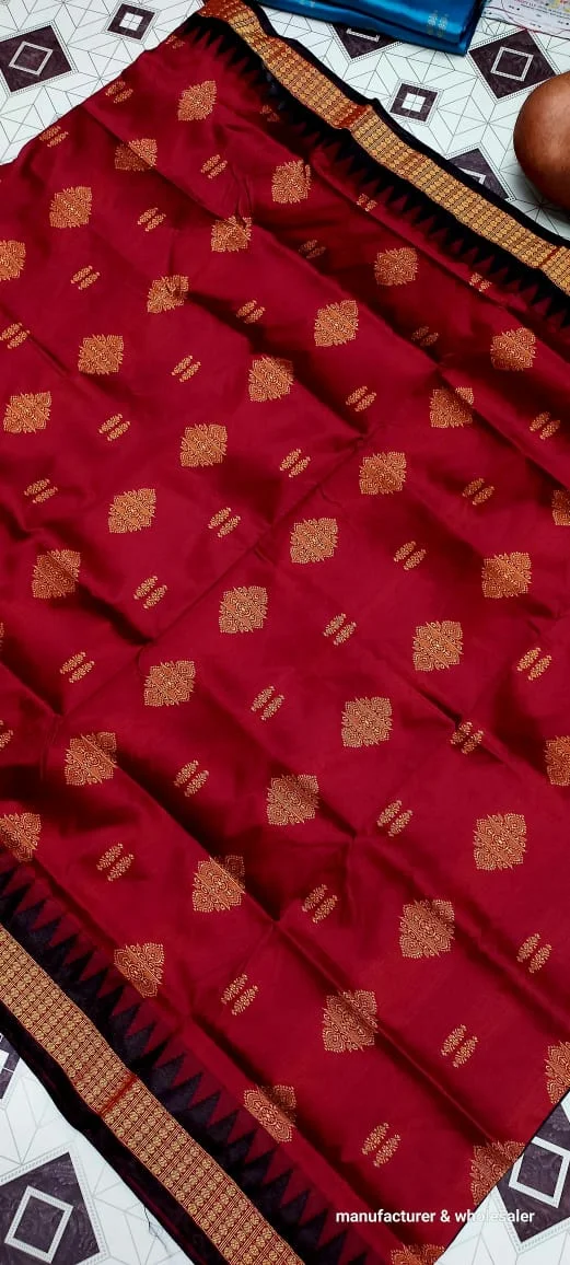 101142 Silk Pata Saree With Blouse