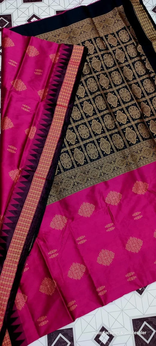101147 Silk Pata Saree With Blouse