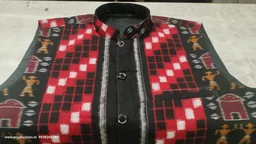 101165 Sambalpuri Handloom Neheru Jaket - 36