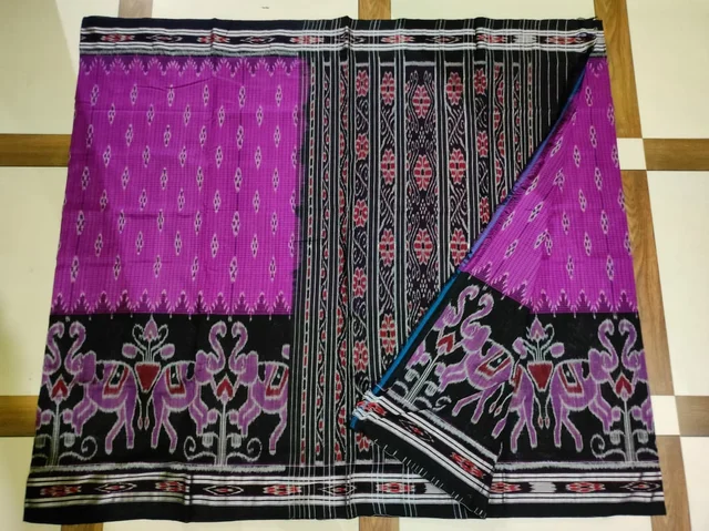 101219 Sambalpuri Handloom Saree With Blouse