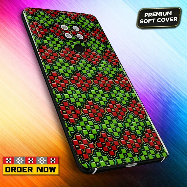 101233 Sambalpuri Mobile Back Cover - Soft Cover