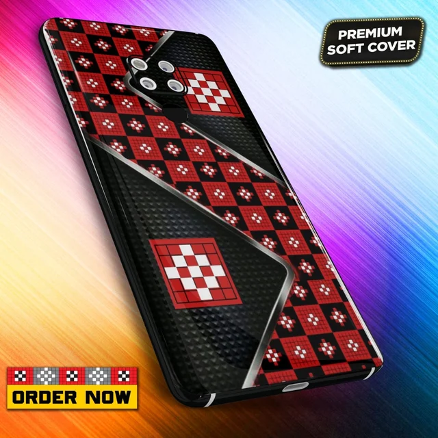 101237 Sambalpuri Mobile Back Cover With Add Photo & Name - Hard Cover