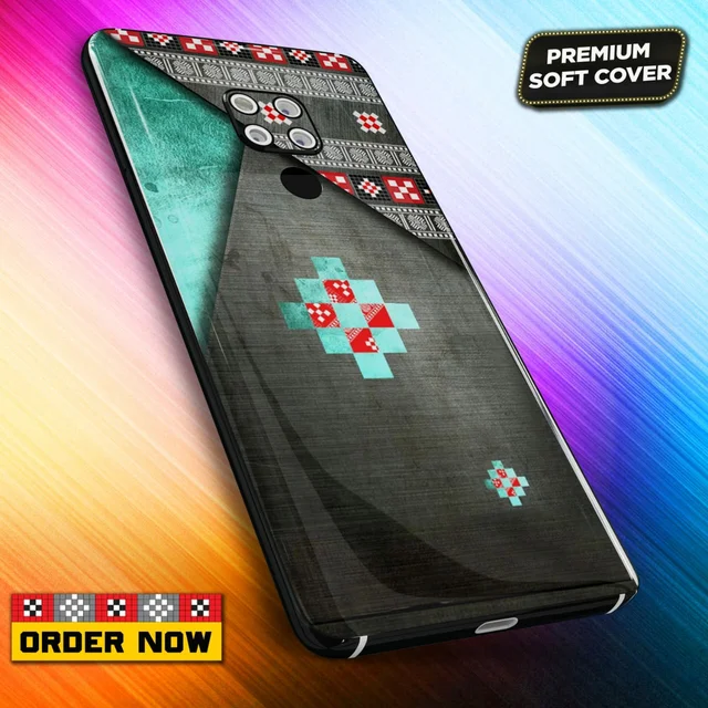 101247 Sambalpuri Mobile Back Cover With Add Photo & Name - Hard Cover