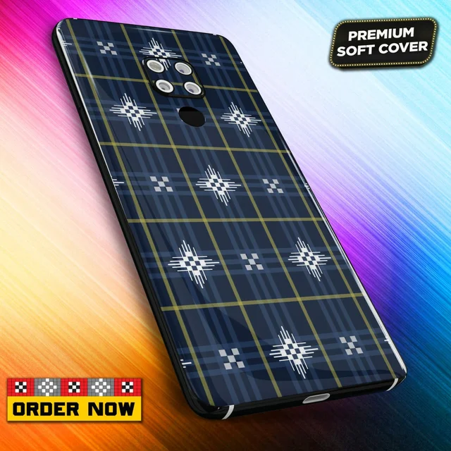 101248 Sambalpuri Mobile Back Cover With Add Photo & Name - Soft Cover