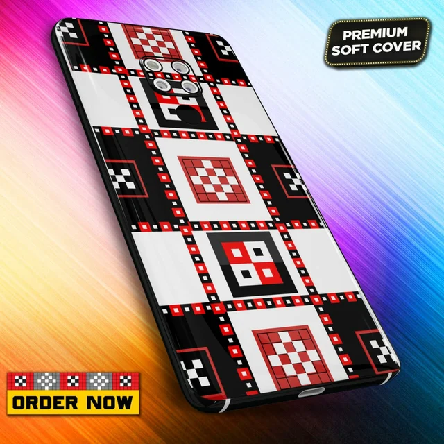 101254 Sambalpuri Mobile Back Cover With Add Photo & Name - Hard Cover