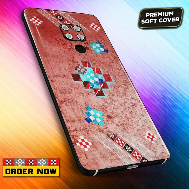 101255 Sambalpuri Mobile Back Cover With Add Photo & Name - Soft Cover