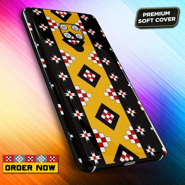 101257 Sambalpuri Mobile Back Cover With Add Photo & Name - Hard Cover