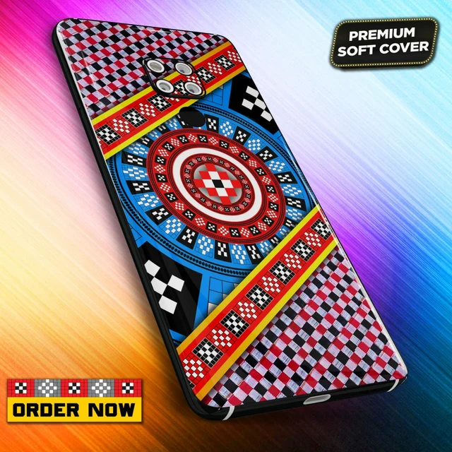 101277 Sambalpuri Mobile Back Cover With Add Photo & Name - Hard Cover