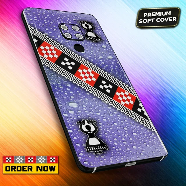 101279 Sambalpuri Mobile Back Cover With Add Photo & Name - Hard Cover
