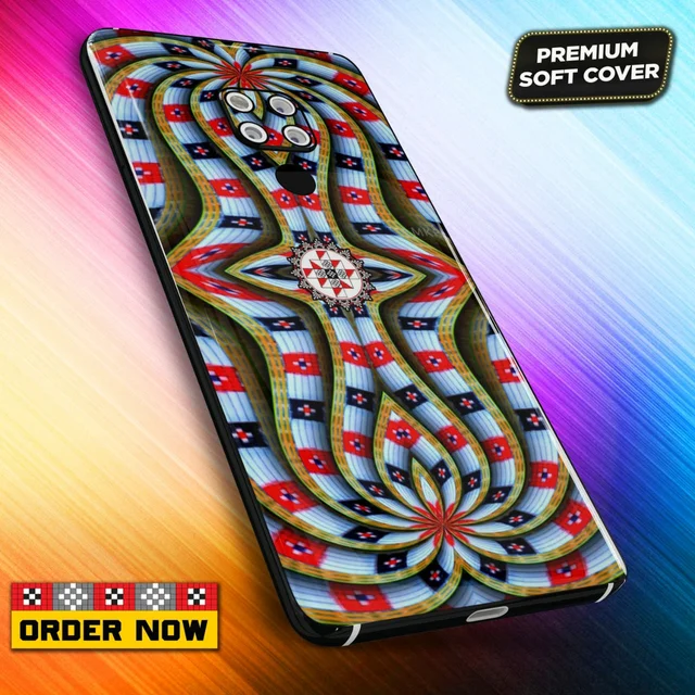 101281 Sambalpuri Mobile Back Cover With Add Photo & Name - Hard Cover