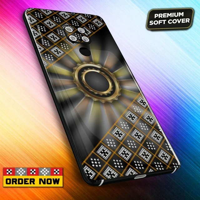 101285 Sambalpuri Mobile Back Cover With Add Photo & Name - Soft Cover