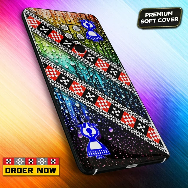 101306 Sambalpuri Mobile Back Cover With Add Photo & Name - Hard Cover