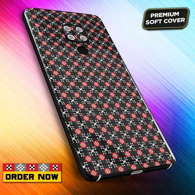 101314 Sambalpuri Mobile Back Cover With Add Photo & Name - Soft Cover