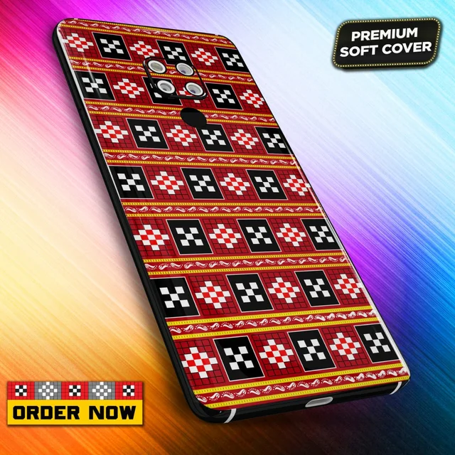 101319 Sambalpuri Mobile Back Cover With Add Photo & Name - Hard Cover
