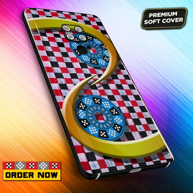 101320 Sambalpuri Mobile Back Cover With Add Photo & Name - Soft Cover