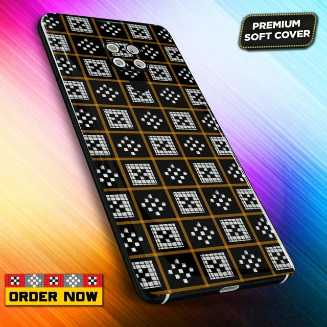 101325 Sambalpuri Mobile Back Cover With Add Photo & Name - Hard Cover