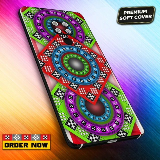 101329 Sambalpuri Mobile Back Cover With Add Photo & Name - Hard Cover