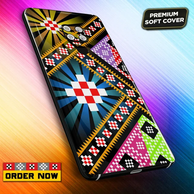 101355 Sambalpuri Mobile Back Cover With Add Photo & Name - Hard Cover