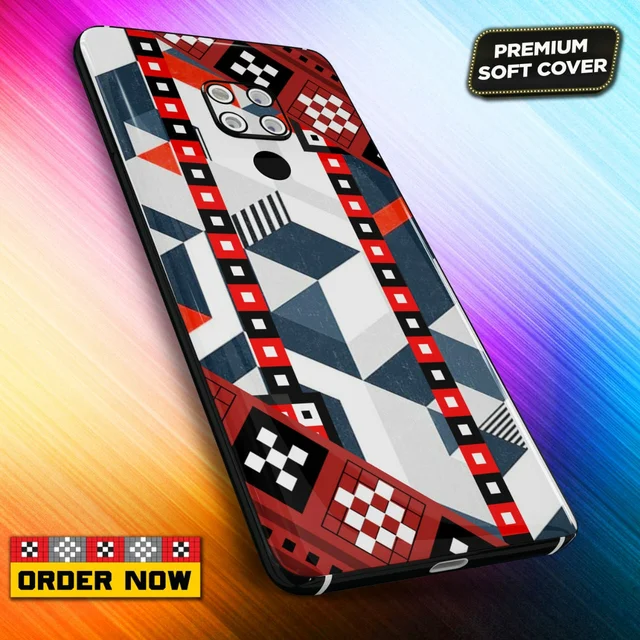 101361 Sambalpuri Mobile Back Cover With Add Photo & Name - Hard Cover