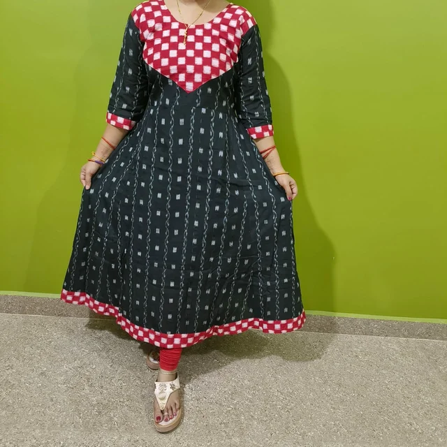 101500 Sambalpuri Handloom Long Kurti - 44