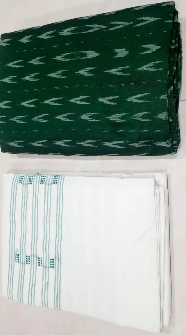 101507 Sambalpuri Handloom Dress Material, Dress Kapada With Dupatta