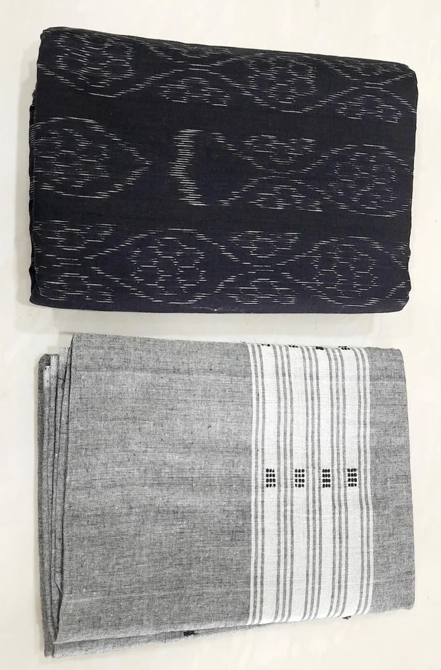 101509 Sambalpuri Handloom Dress Material, Dress Kapada With Dupatta
