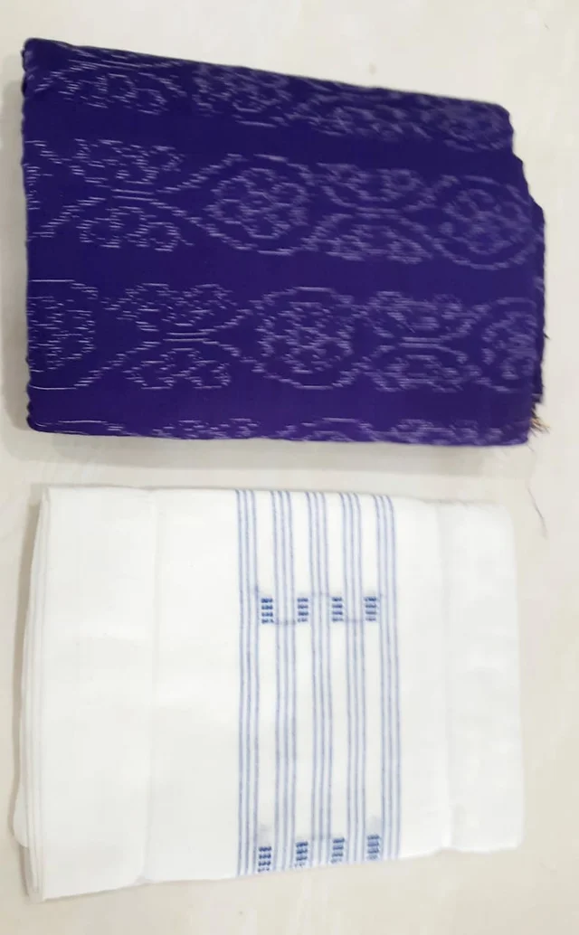 101514 Sambalpuri Handloom Dress Material, Dress Kapada With Dupatta