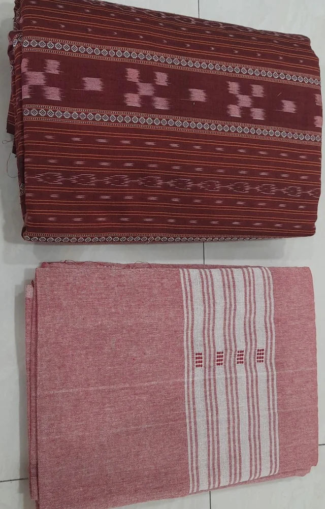 101520 Sambalpuri Handloom Dress Material, Dress Kapada With Dupatta