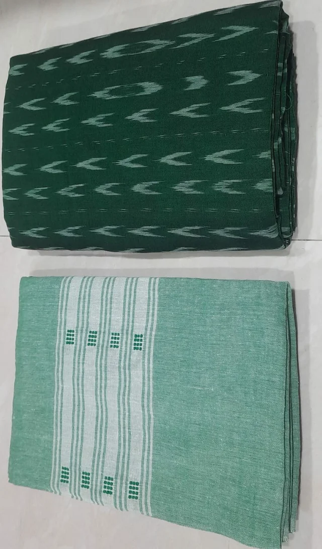 101522 Sambalpuri Handloom Dress Material, Dress Kapada With Dupatta