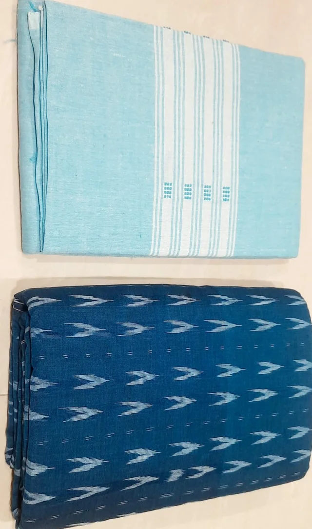 101525 Sambalpuri Handloom Dress Material, Dress Kapada With Dupatta