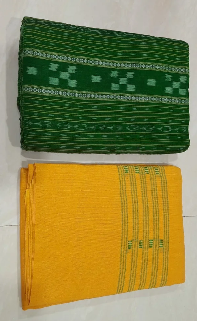 101529 Sambalpuri Handloom Dress Material, Dress Kapada With Dupatta