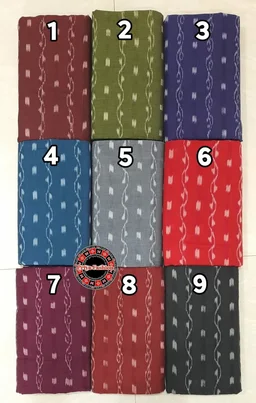 101531 Sambalpuri Handloom Dress Material, Dress Kapada With Dupatta