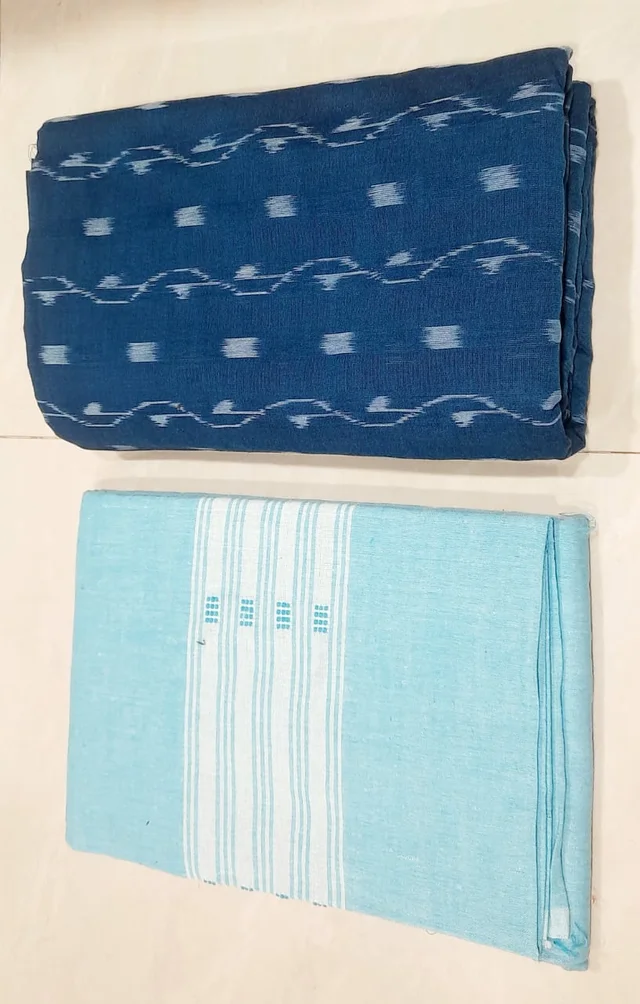 101534 Sambalpuri Handloom Dress Material, Dress Kapada With Dupatta