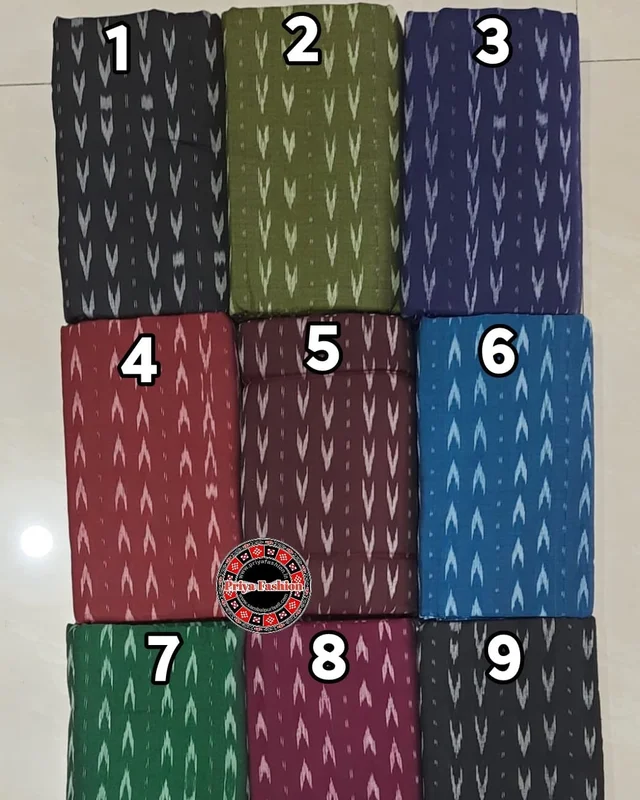 101508 Sambalpuri Handloom Dress Material, Dress Kapada With Dupatta