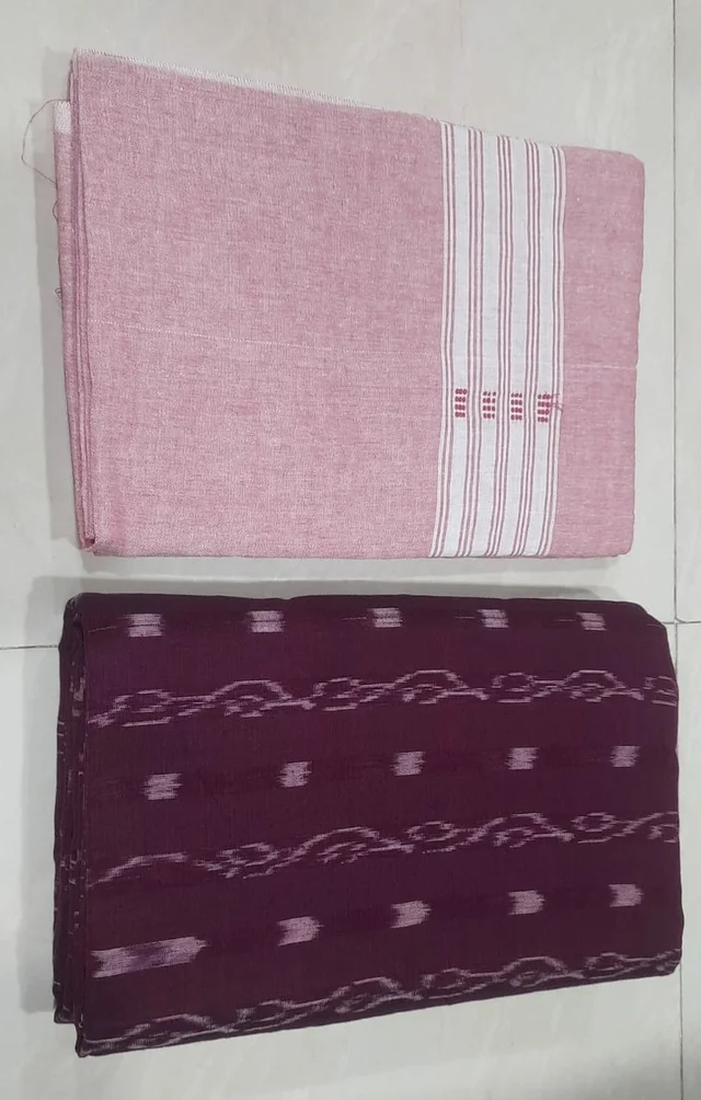 101541 Sambalpuri Handloom Dress Material, Dress Kapada With Dupatta