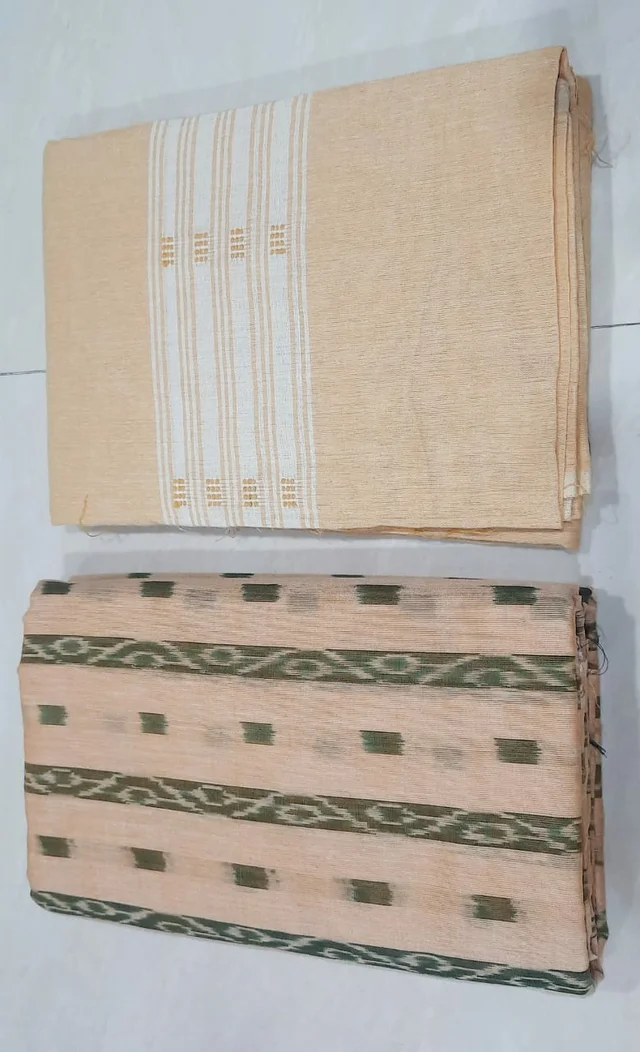 101542 Sambalpuri Handloom Dress Material, Dress Kapada With Dupatta