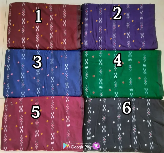 101609 Fabric, Than Kapada Sambalpuri Handloom Cotton - 1, Colour 2