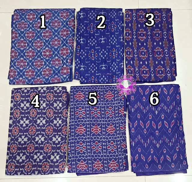 101601 Sambalpuri Handloom Cotton Fabric, Than Kapada 