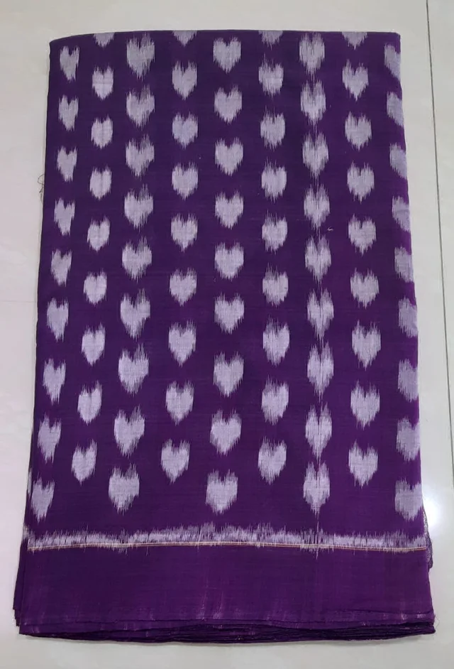 Sambalpuri Handloom Fabric, Than Kapada - 1 Meter, Pigment Indigo