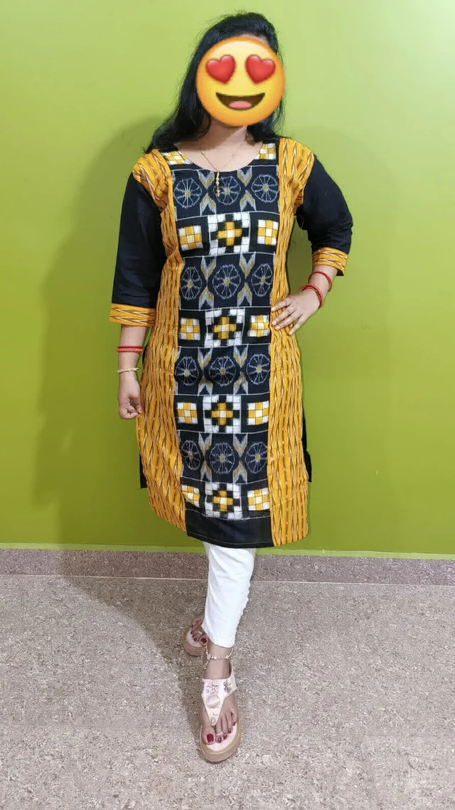 101728 Sambalpuri Handloom Stiching Kurti - 42