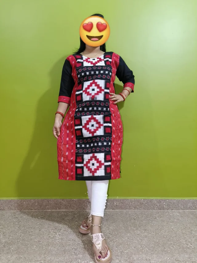 101729 Sambalpuri Handloom Stiching Kurti - 40